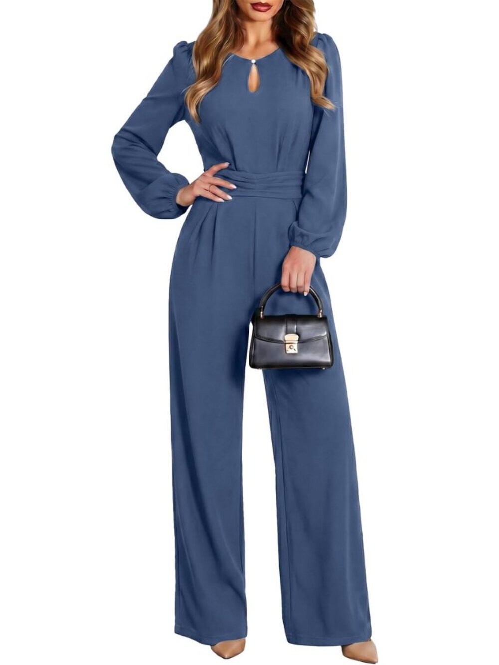 Elegant Jumpsuits For Women Dressy 2026 Fall Keyhole Romper